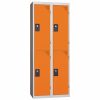 Vestiaire Multicases 2 Colonnes de 2 Cases Orange L400